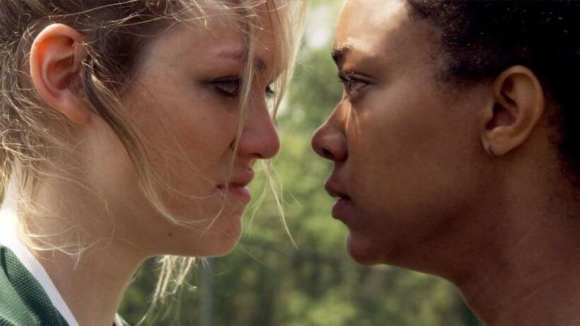 Louisa Krause and Sonequa Martin in "Toe to Toe."