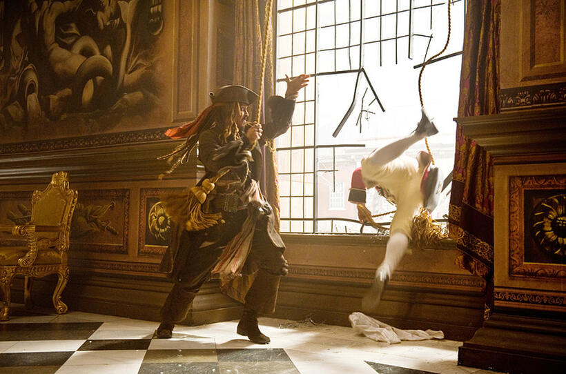 Johnny Depp as Captain Jack Sparrow in "Pirates Of The Caribbean: On Stranger Tides."