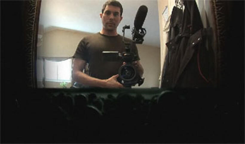 A scene from "Paranormal Activity."