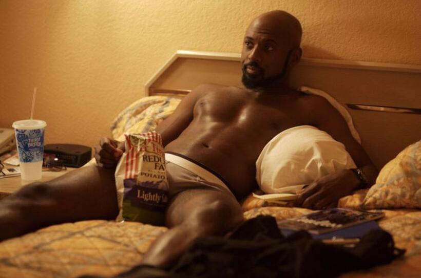 Romany Malco as Virgil in "Saint John of Las Vegas."