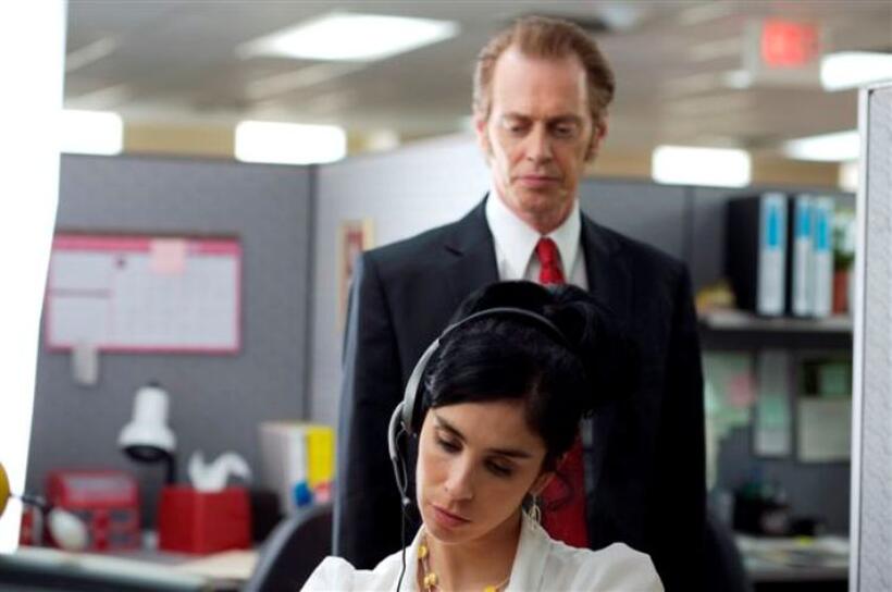 Sarah Silverman as Jill and Steve Buscemi as John in "Saint John of Las Vegas."