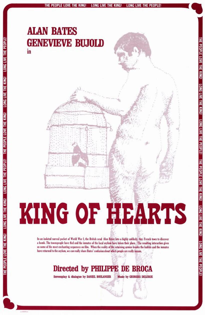Poster art for "King of Hearts."