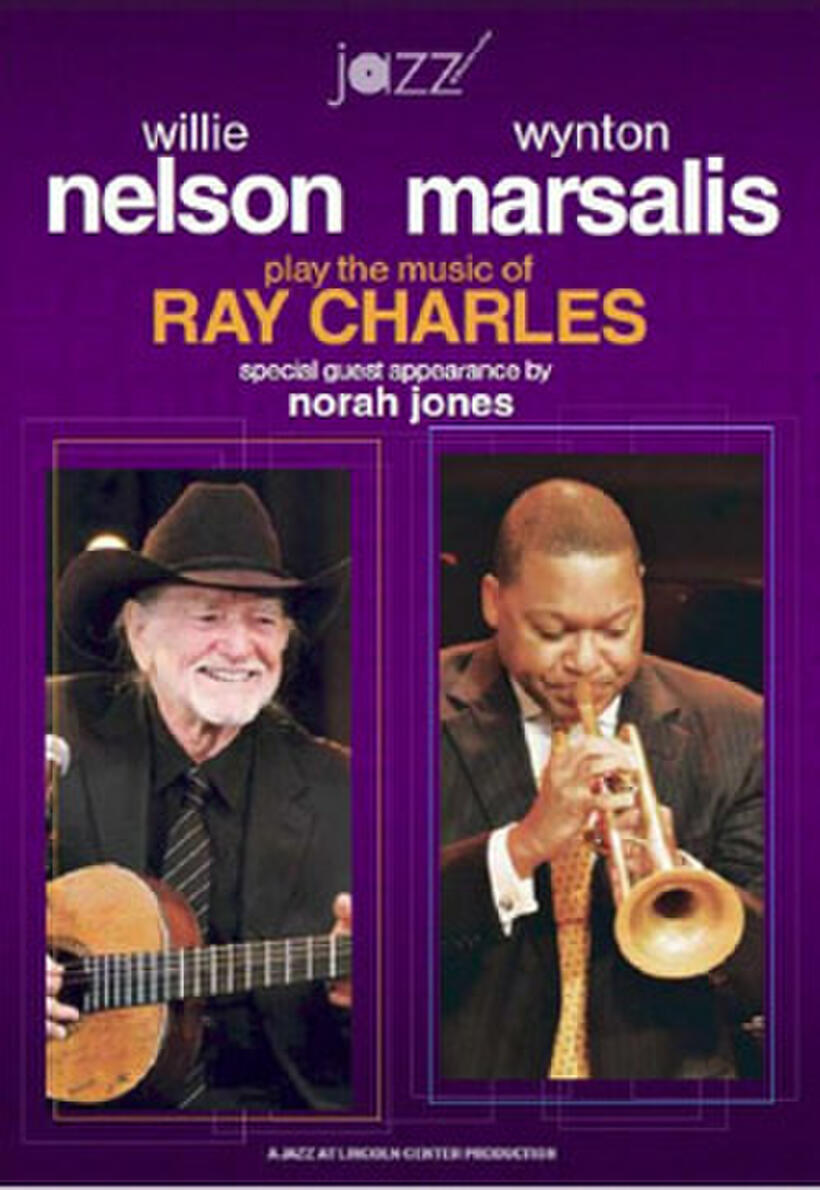 Poster art for Jazz at Lincoln Center: Willie Nelson and Wynton Marsalis.