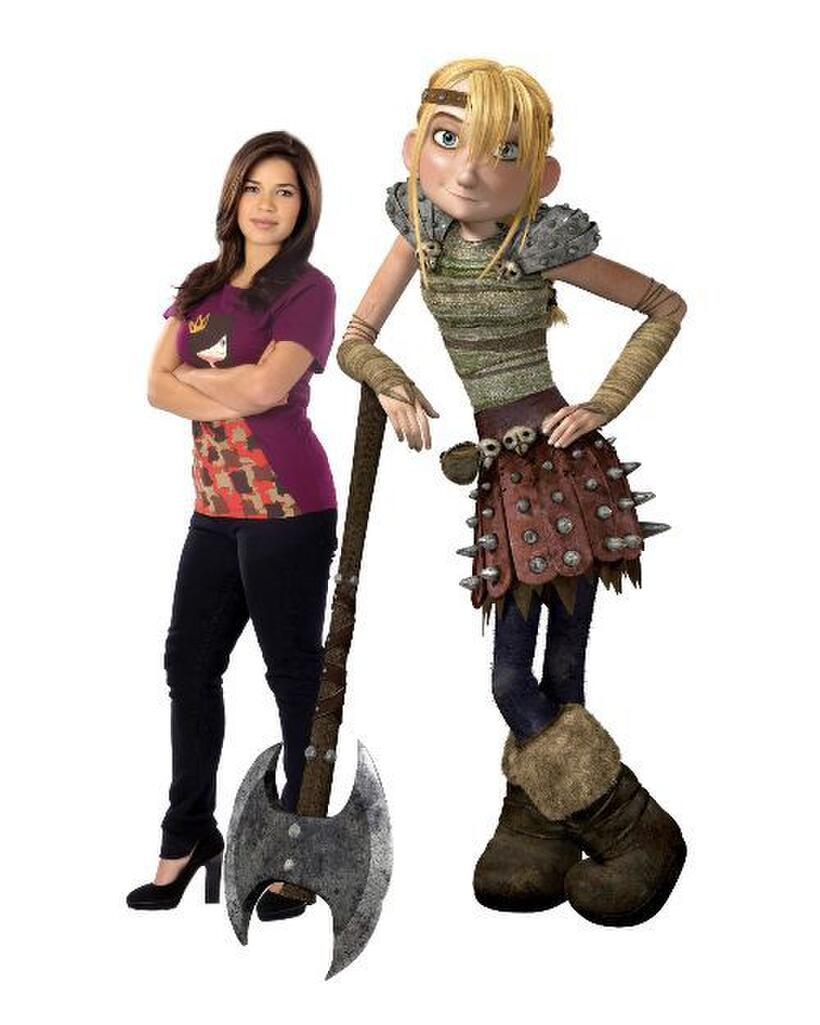 America Ferrera voices Astrid in "How to Train Your Dragon: An IMAX 3D Experience."