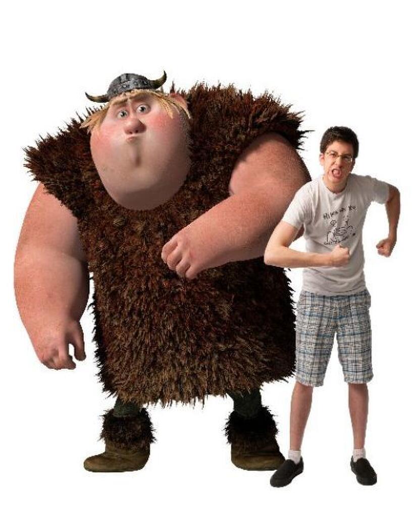 Christopher Mintz-Plasse voices Fishlegs in "How to Train Your Dragon: An IMAX 3D Experience."