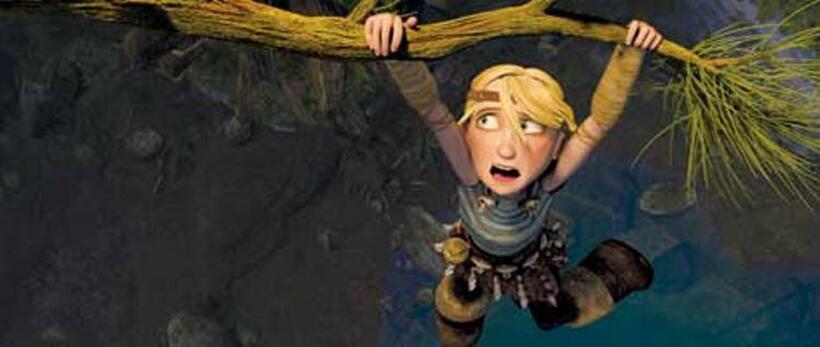 America Ferrera voices Astrid in "How to Train Your Dragon."