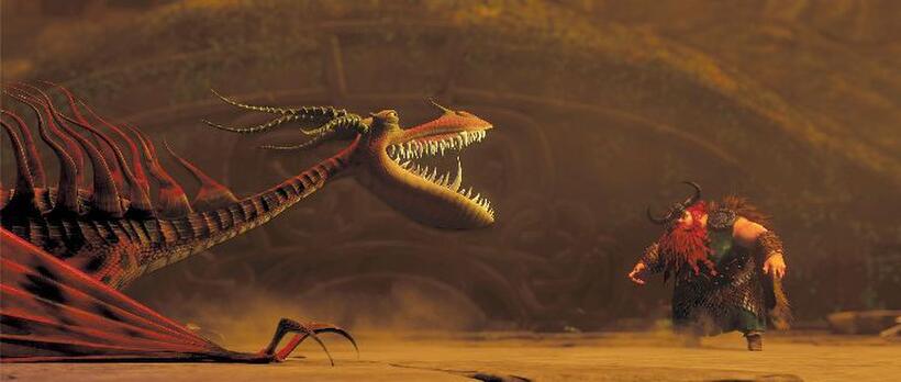 Gerard Butler voices Chief Stoick the Vast in "How to Train Your Dragon: An IMAX 3D Experience."