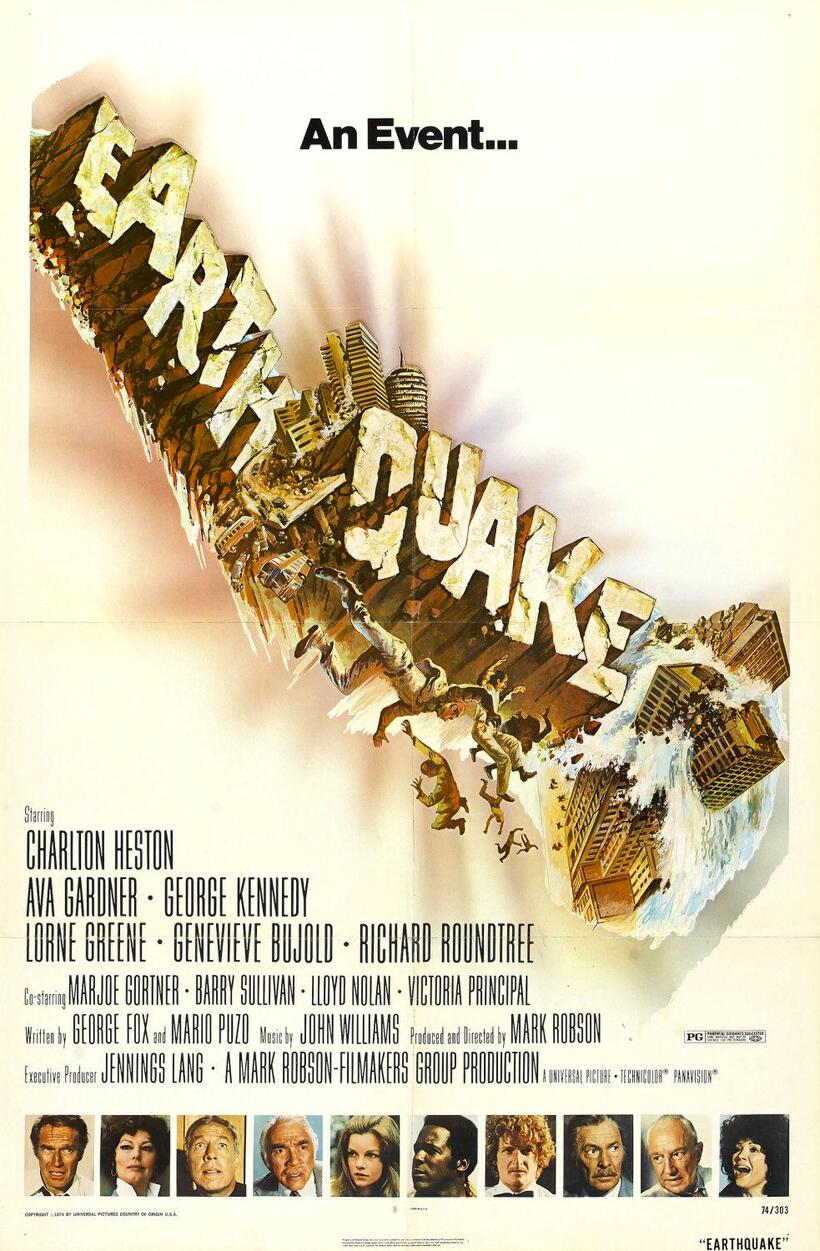 Poster art for "Earthquake."