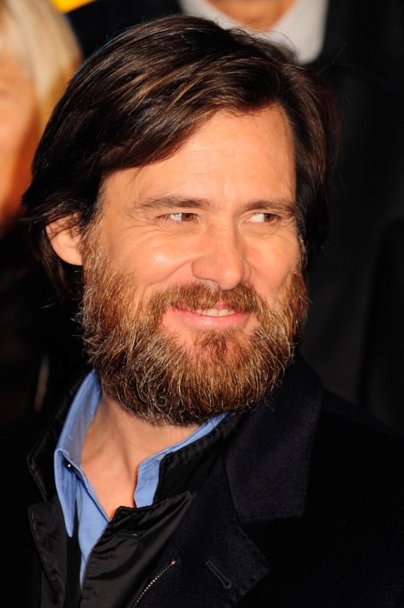 Jim Carrey at the London premiere of "Disney's A Christmas Carol: The IMAX Experience."