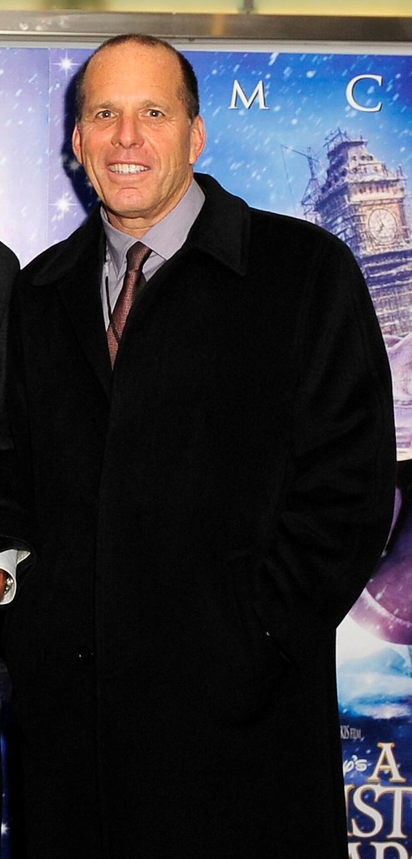Jack Rapke at the London premiere of "Disney's A Christmas Carol: The IMAX Experience."