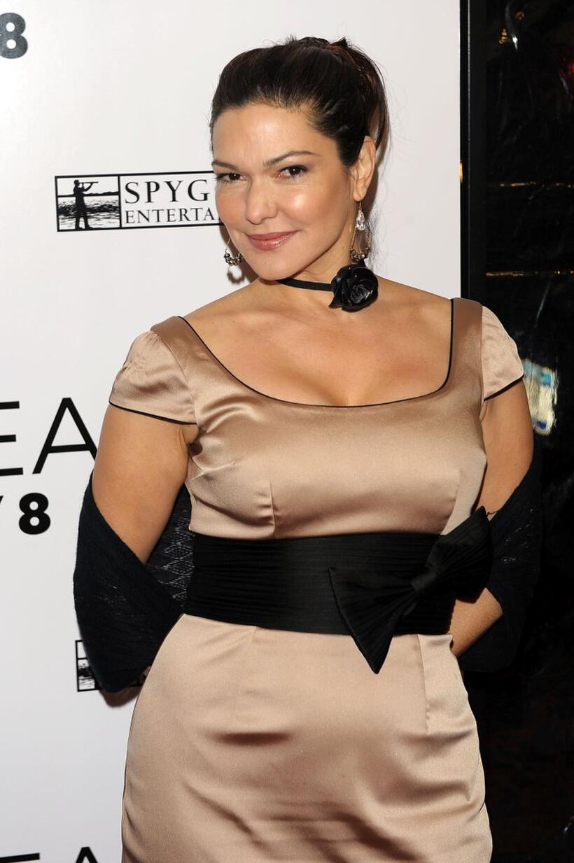 Laura Harring at the New York premiere of "Leap Year."