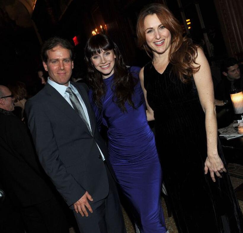 Producer Brad Gilbert, Bryce Dallas Howard and director Jodie Markell at the after party of the New York premiere of "The Loss of a Teardrop Diamond."