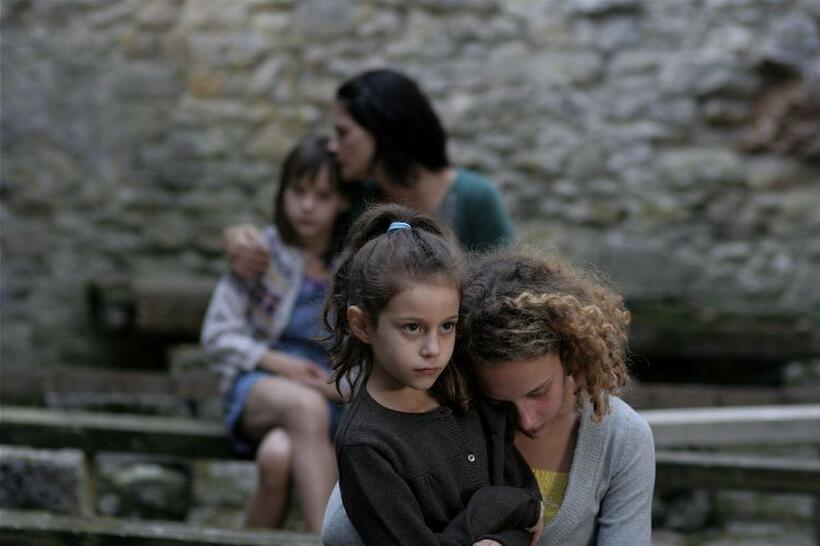 Manelle Driss as Billie Canvel and Alice de Lencquesaing as Clemence Canvel in "The Father of My Children."
