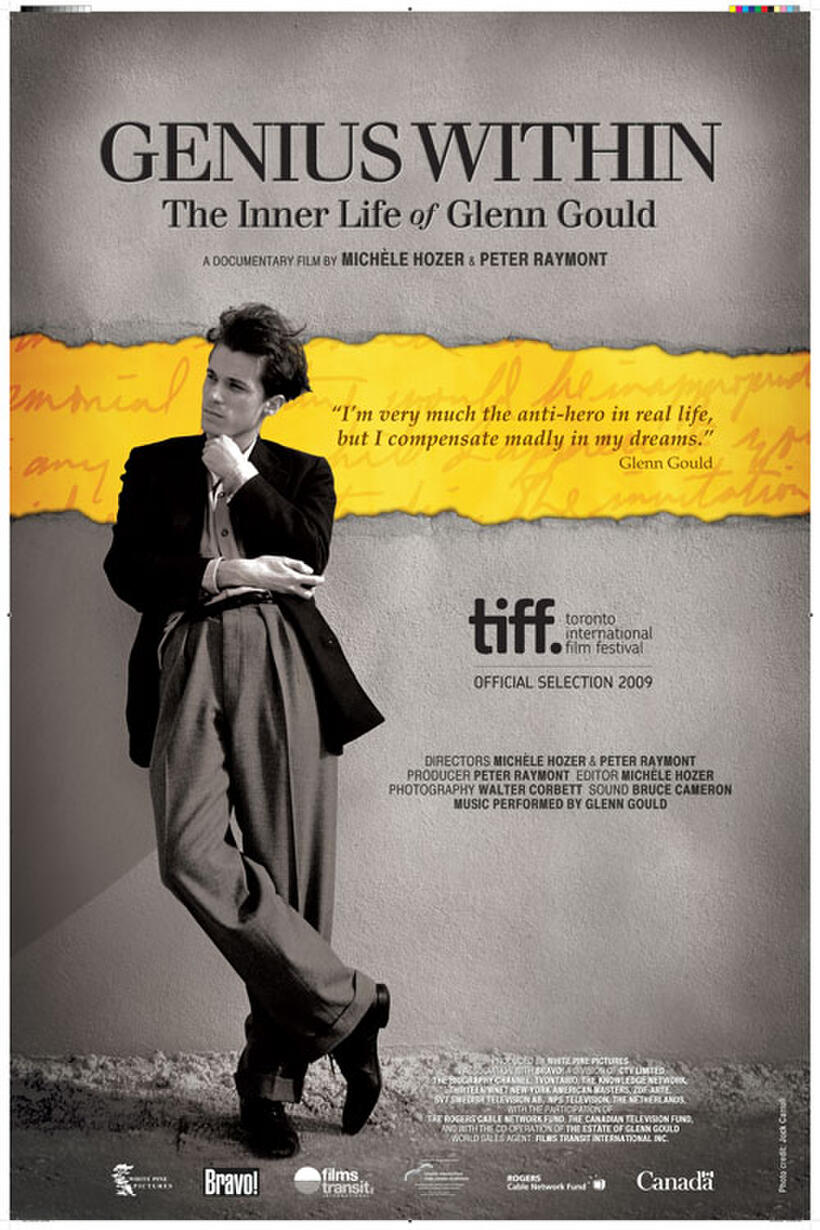 Poster art for "Genius Within: The Inner Life of Glenn Gould"