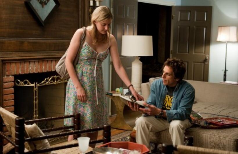 Greta Gerwig and Ben Stiller in "Greenberg."