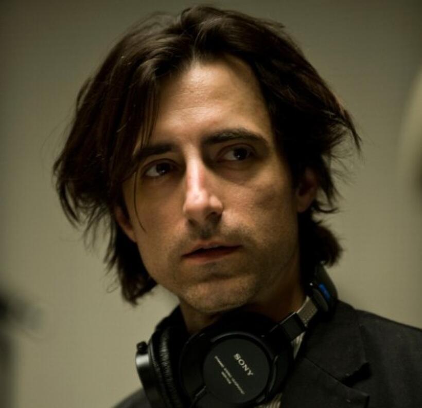 Noah Baumbach on the set of "Greenberg."
