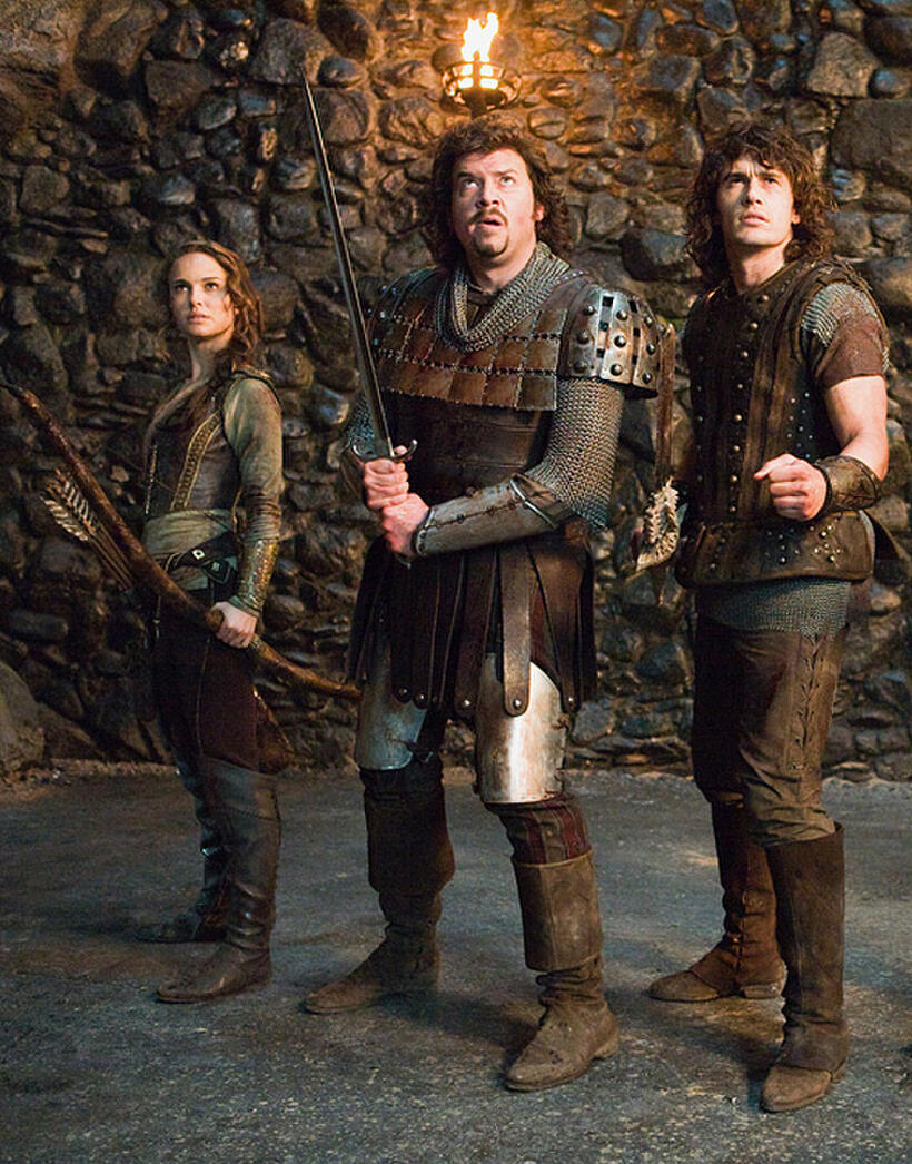 Natalie Portman as Isabel, Danny R. McBride as Thadeous and James Franco as Fabious in "Your Highness."