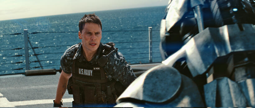 Taylor Kitsch as Hopper in "Battleship."