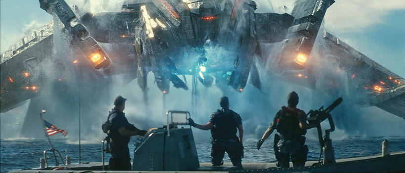 A scene from "Battleship."
