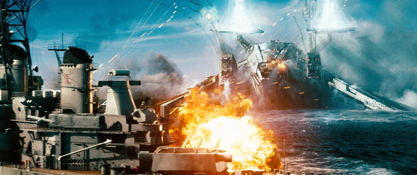 A scene from "Battleship."