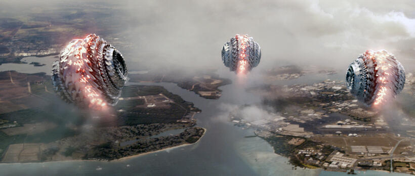 A scene from "Battleship."