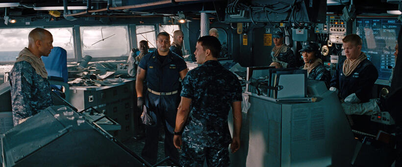 A scene from "Battleship."