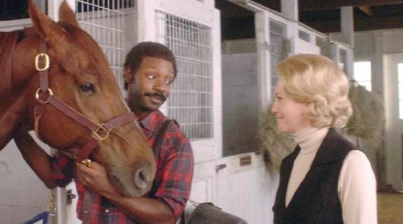 Nelsan Ellis and Diane Lane in "Secretariat."