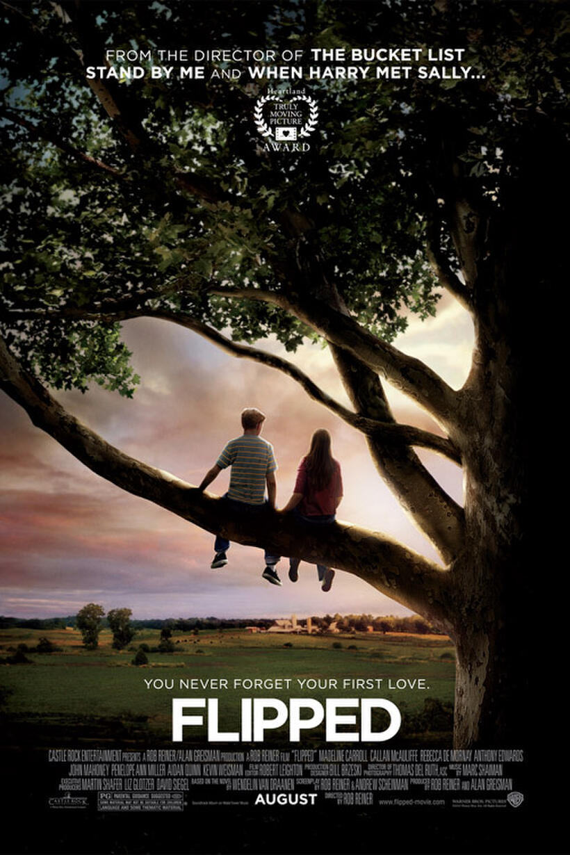 Poster art for "Flipped."