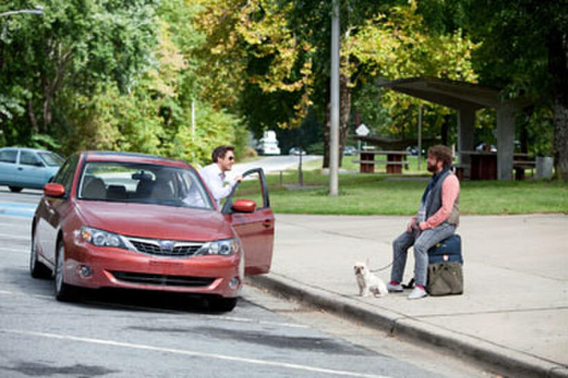 Robert Downey Jr. and Zach Galifianakis in "Due Date"