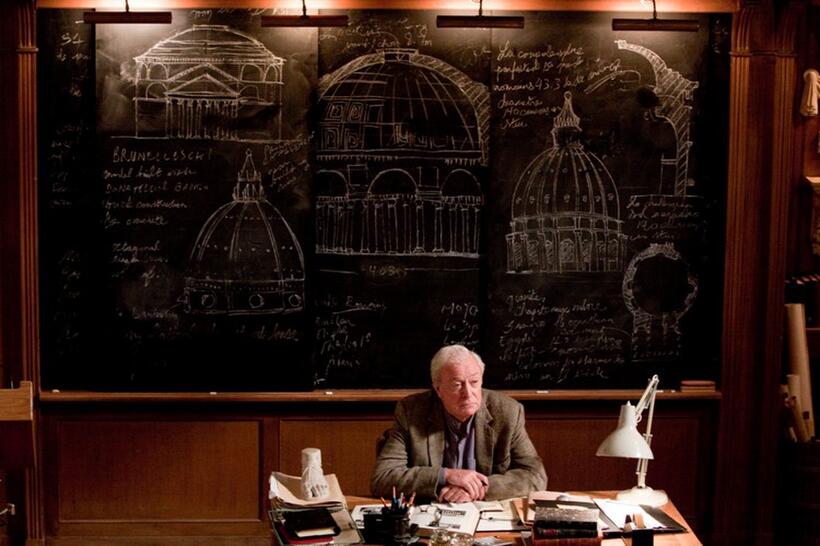Michael Caine as Miles in "Inception."