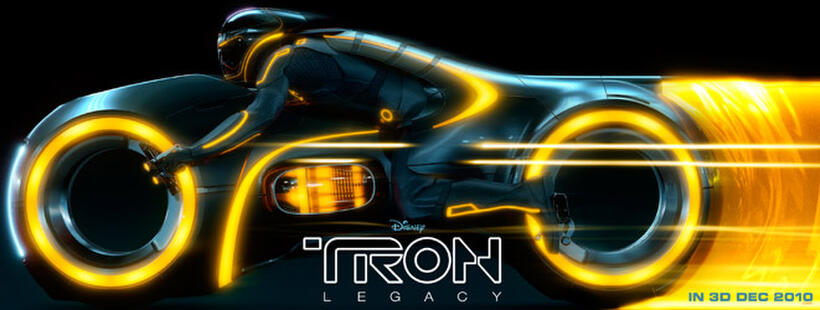 Poster art for "Tron: Legacy: An IMAX 3D Experience."
