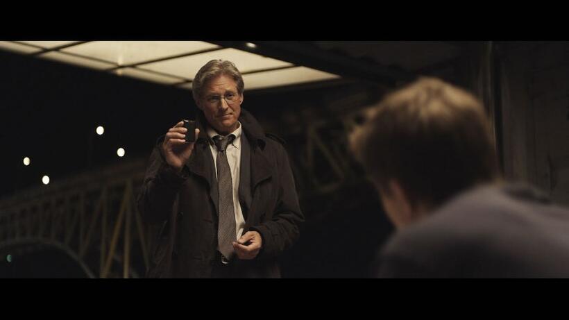 Bruce Boxleitner and Garrett Hedlund in "Tron: Legacy."
