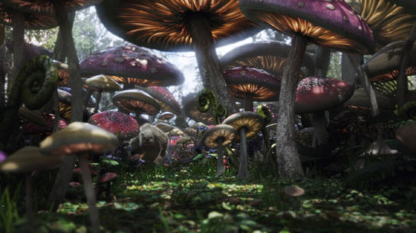 Underland in "Alice in Wonderland."