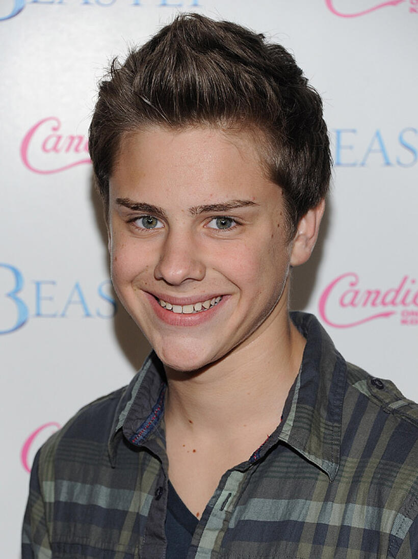 Garrett Backstrom at the California premiere of "Beastly."