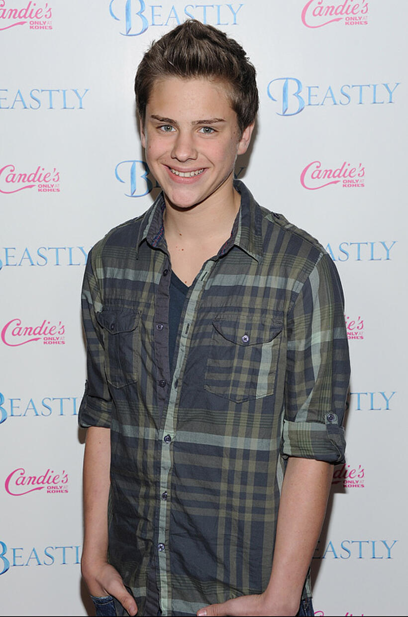 Garrett Backstrom at the California premiere of "Beastly."