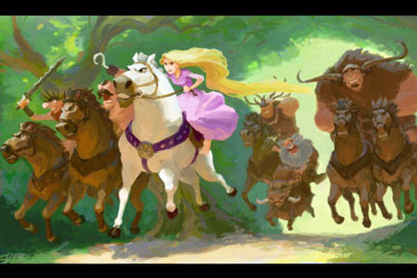 Concept art from "Tangled"