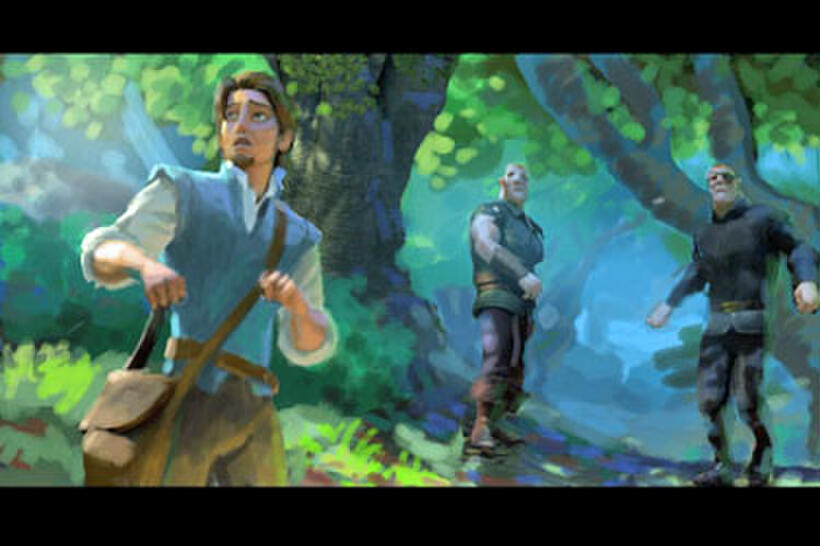 Concept art from "Tangled"