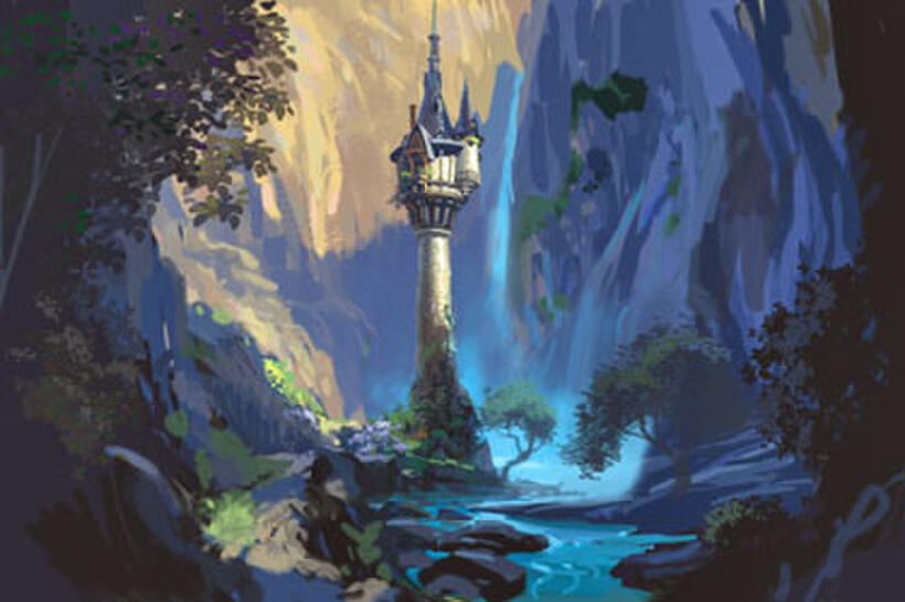 Concept art from "Tangled"
