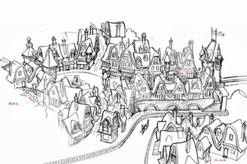 Concept art from "Tangled"