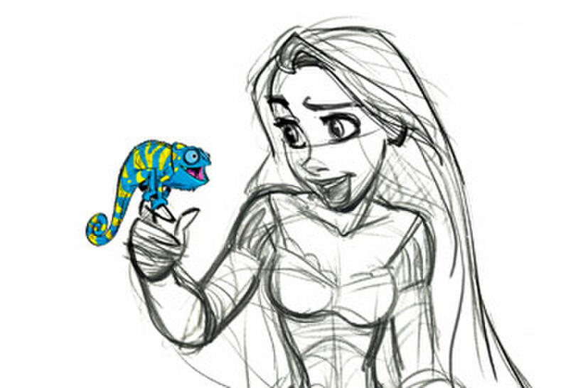 Concept art from "Tangled"