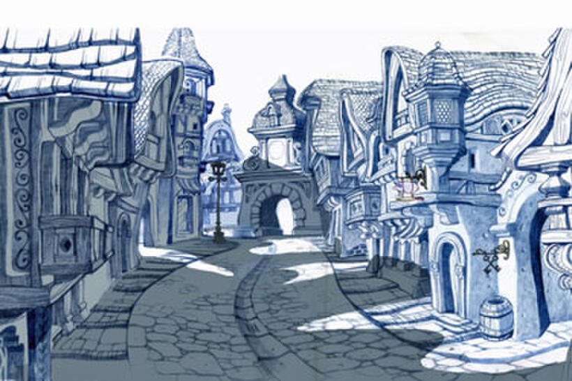 Concept art from "Tangled"