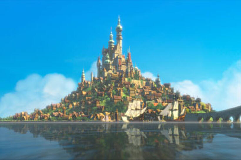 A scene from "Tangled"