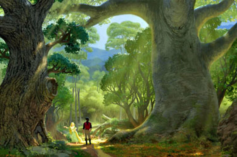 Concept art from "Tangled"