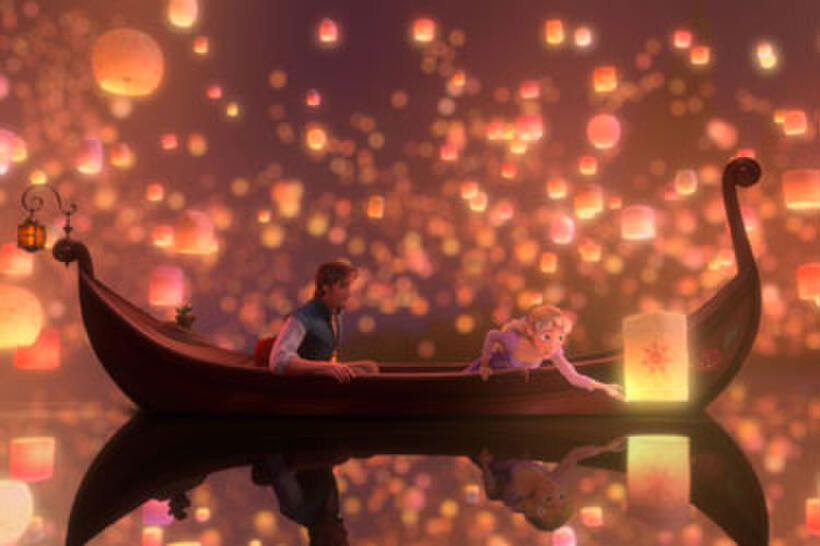 A scene from "Tangled"
