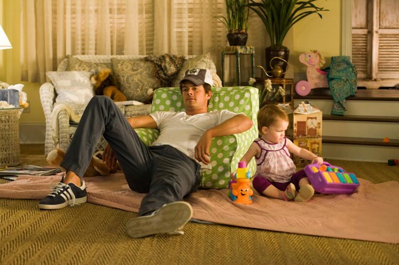 Josh Duhamel as Eric Messer and Sophie in "life as We Know It."