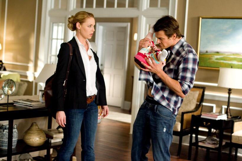Katherine Heigl as Holly Berenson, Josh Duhamel as Eric Messer and Sophie in "life as We Know It."