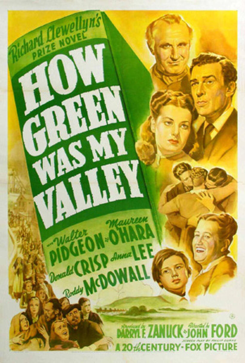 Poster art for "How Green Was My Valley."
