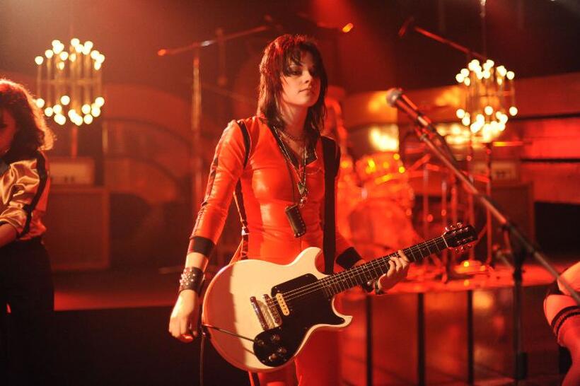 Kristen Stewart as Joan Jett in "The Runaways."