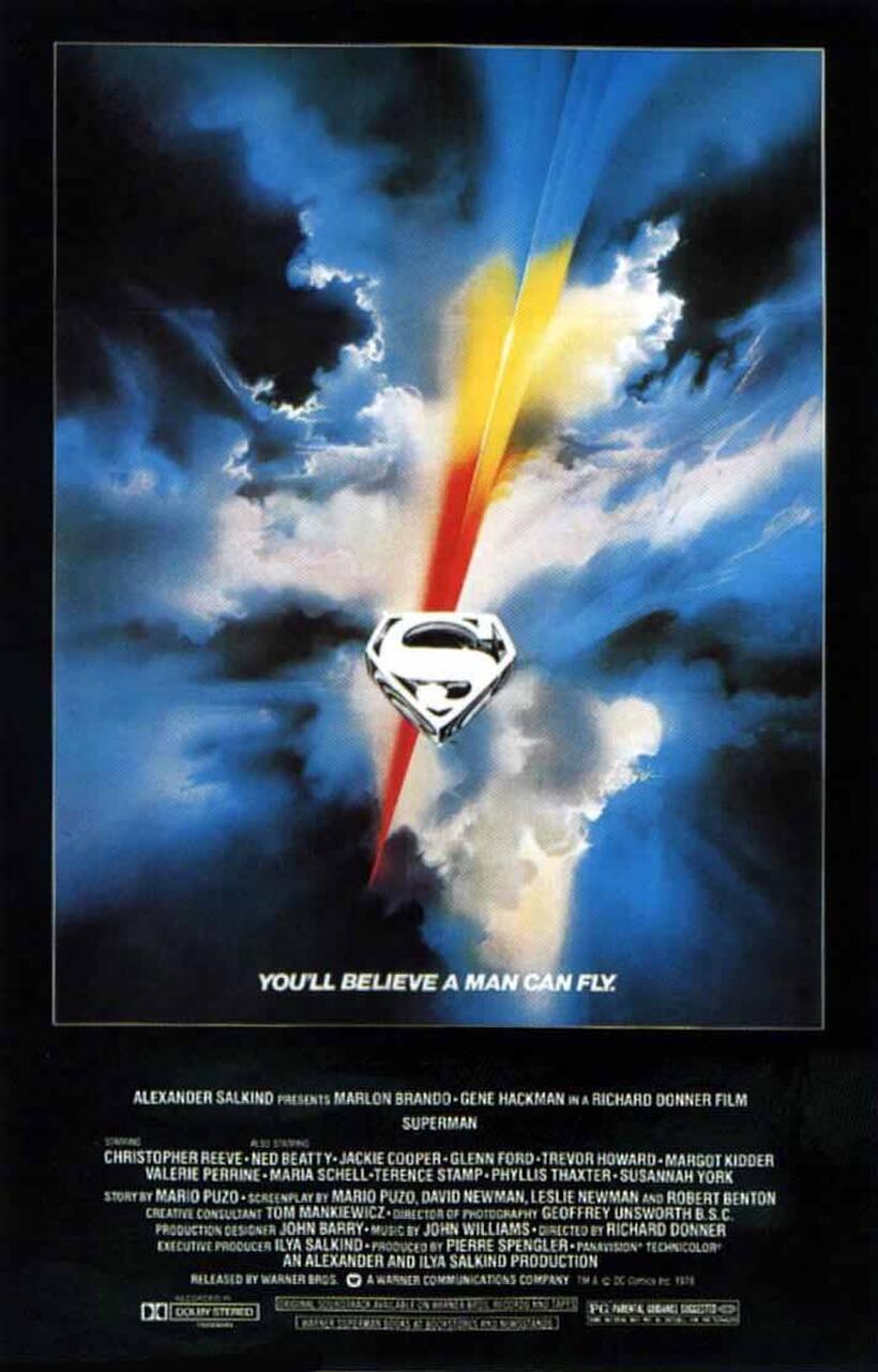 Poster art for "Superman."