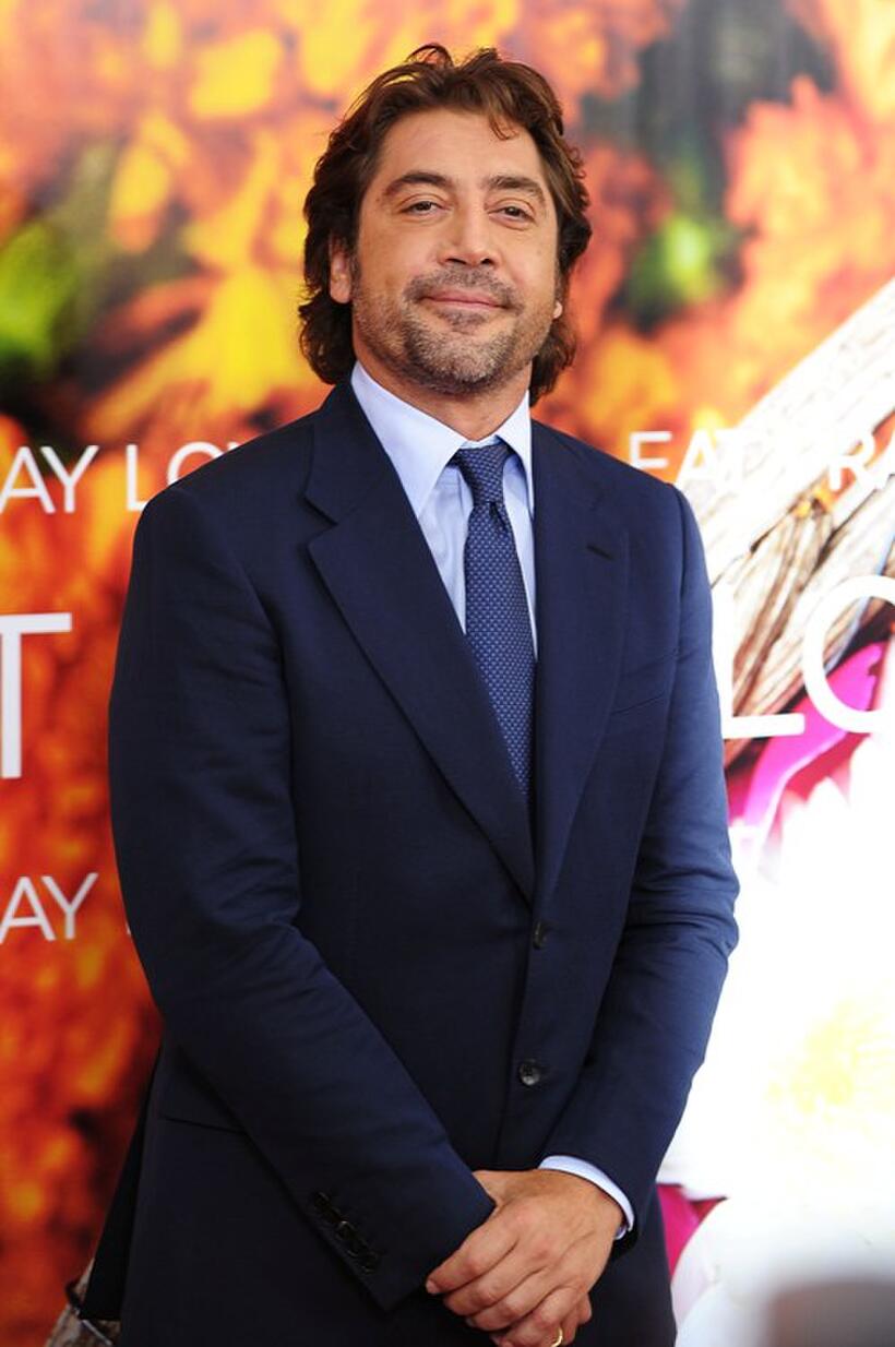 Javier Bardem at the New York premiere of "Eat Pray Love."